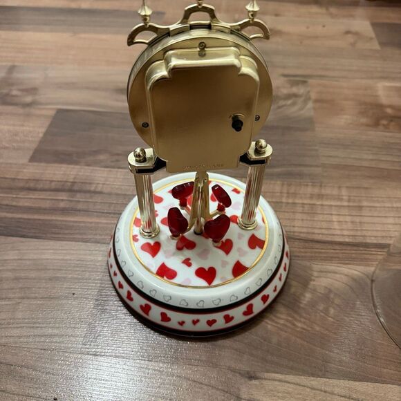 Vintage Y2K Betty Boop Pudgy Clock Glass Heart Anniversary Dome Spin Works - Picture 4 of 8